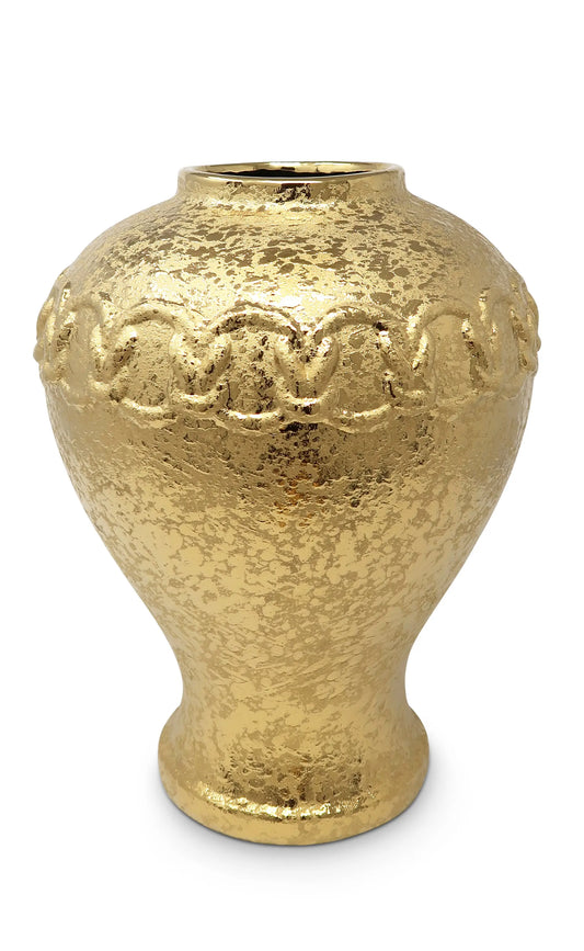 Chained Gold Ginger Jar Large